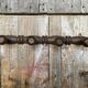 Wall Coat Rack 4 Hooks Wood 1950s Vintage #D749