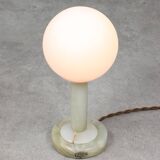 Vintage Onyx & Opaline Table Lamp, 1960s