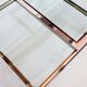 Coffee table in brass and chrome with folding top compartment to House Jansen 1970 s