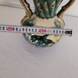 Old faience vase said to the "deer".