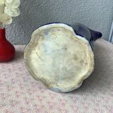 Cobalt blue pitcher Napoleon III enamelled decoration