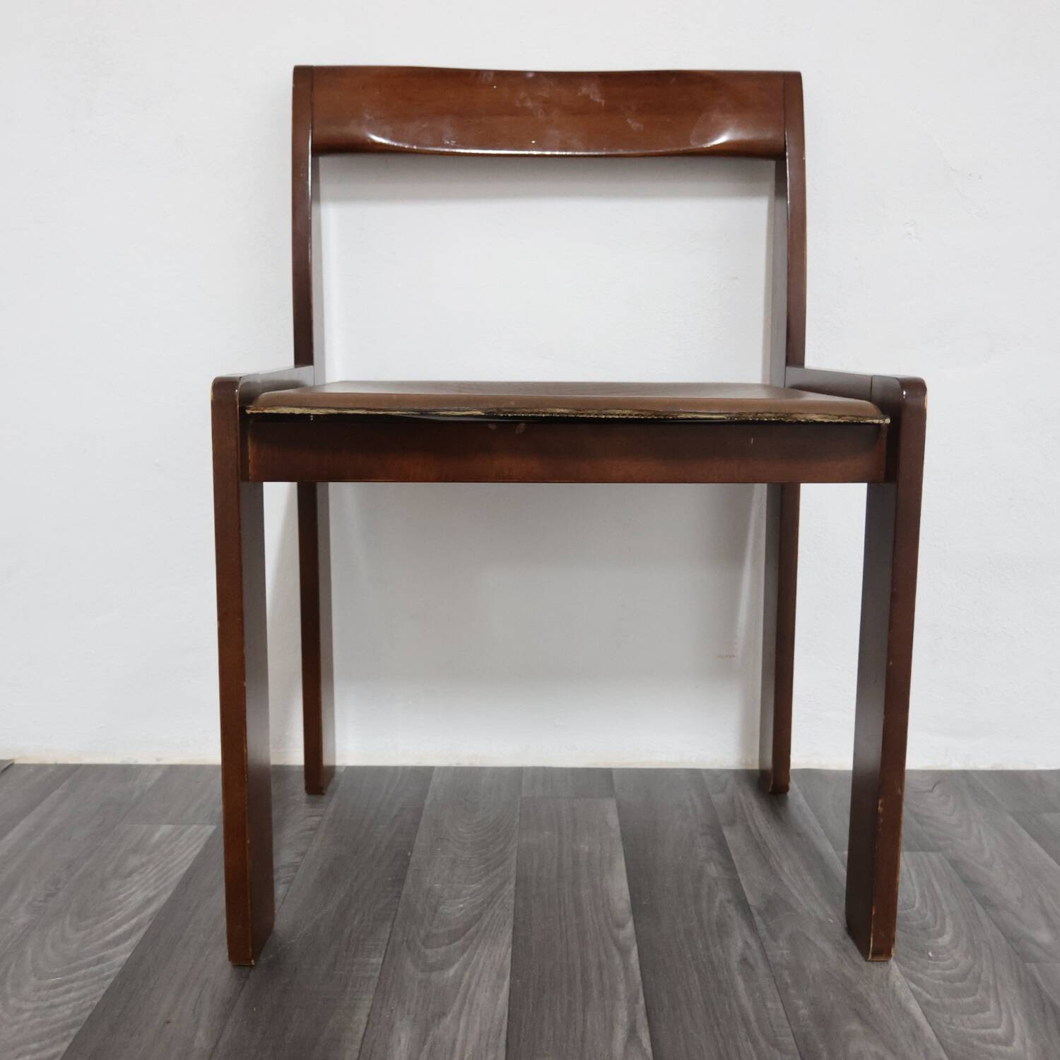 Set Da Pranzo 4 sedie In Legno Anni ‘60 Design Modernariato Vintage