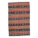 Light Red & Dark Brown Striped Kilim Rug, 168x264Cm