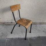 Chaise écolier enfant chaise de maternelle 1960