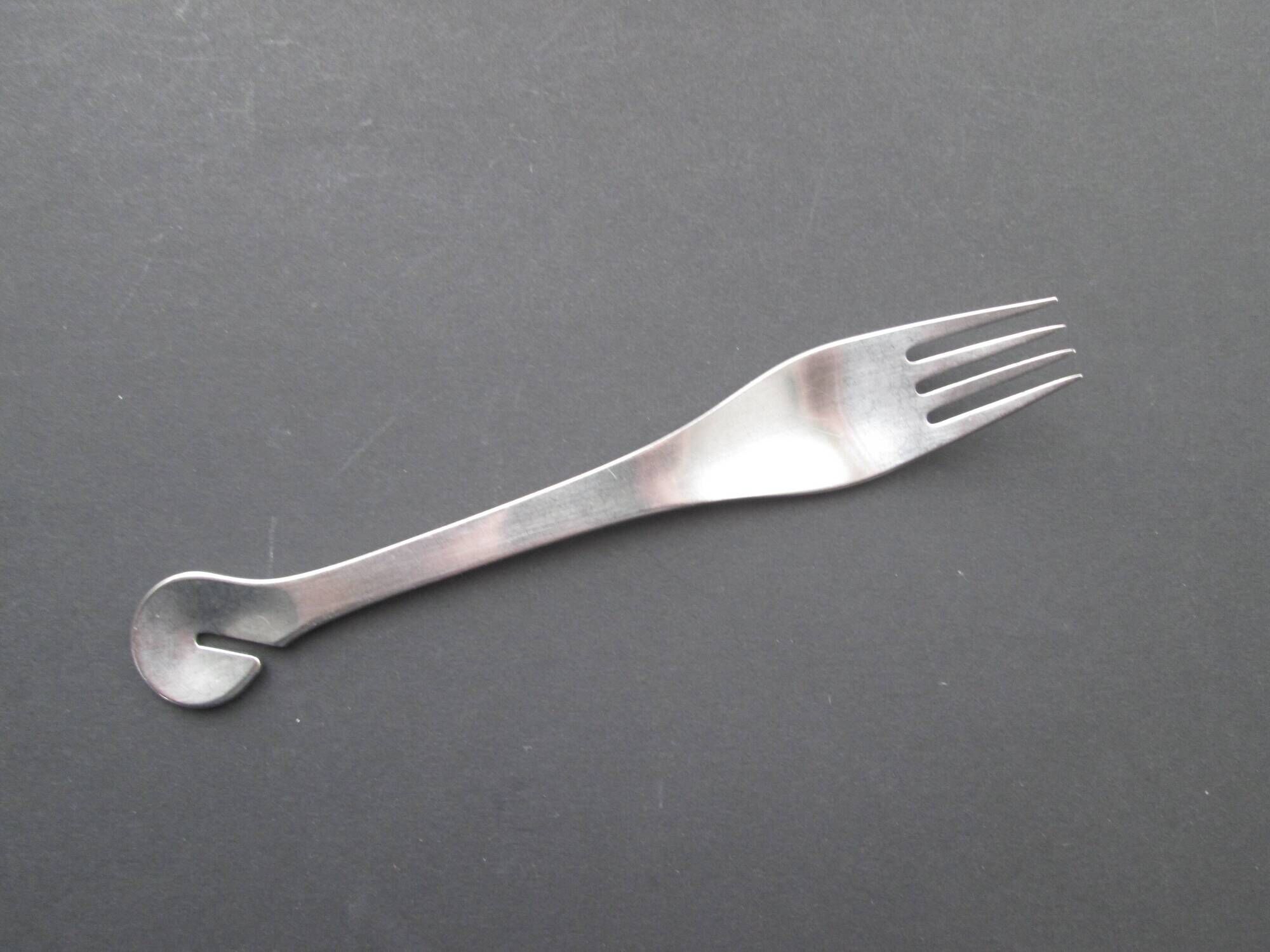 Danish modernist stainless steel 31 pc  EASY monobloc 1960s flatware cutlery set by Lundtofte