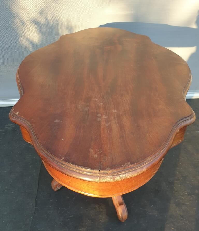 Napoleon III violin table with 2 drawers for inspired musician