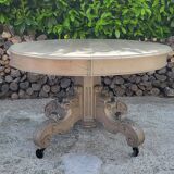Oval dining table in the Napoleon III style