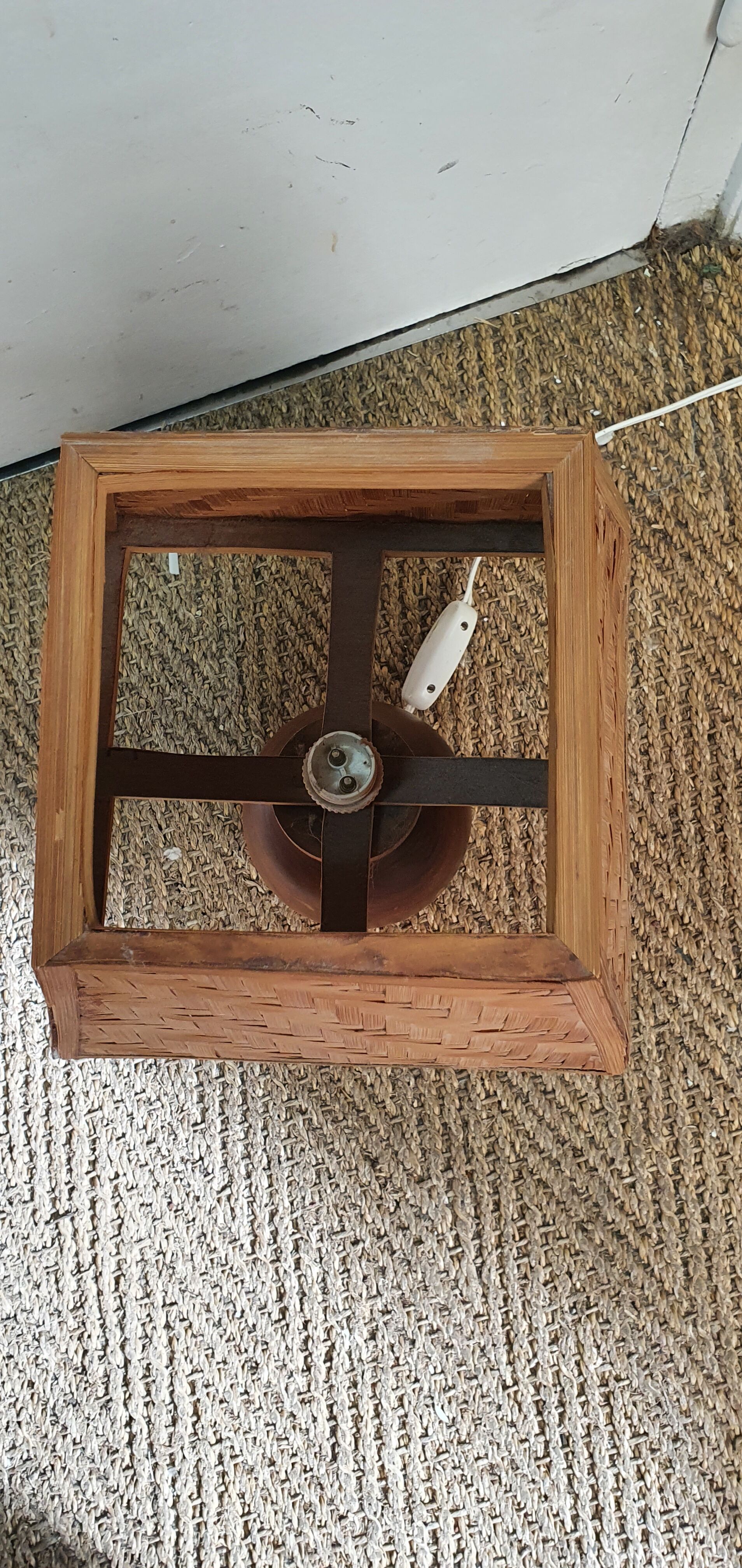 Bedside lamp Reunion Island 1970