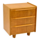 Petite commode Cees Braakman en placage de chêne
