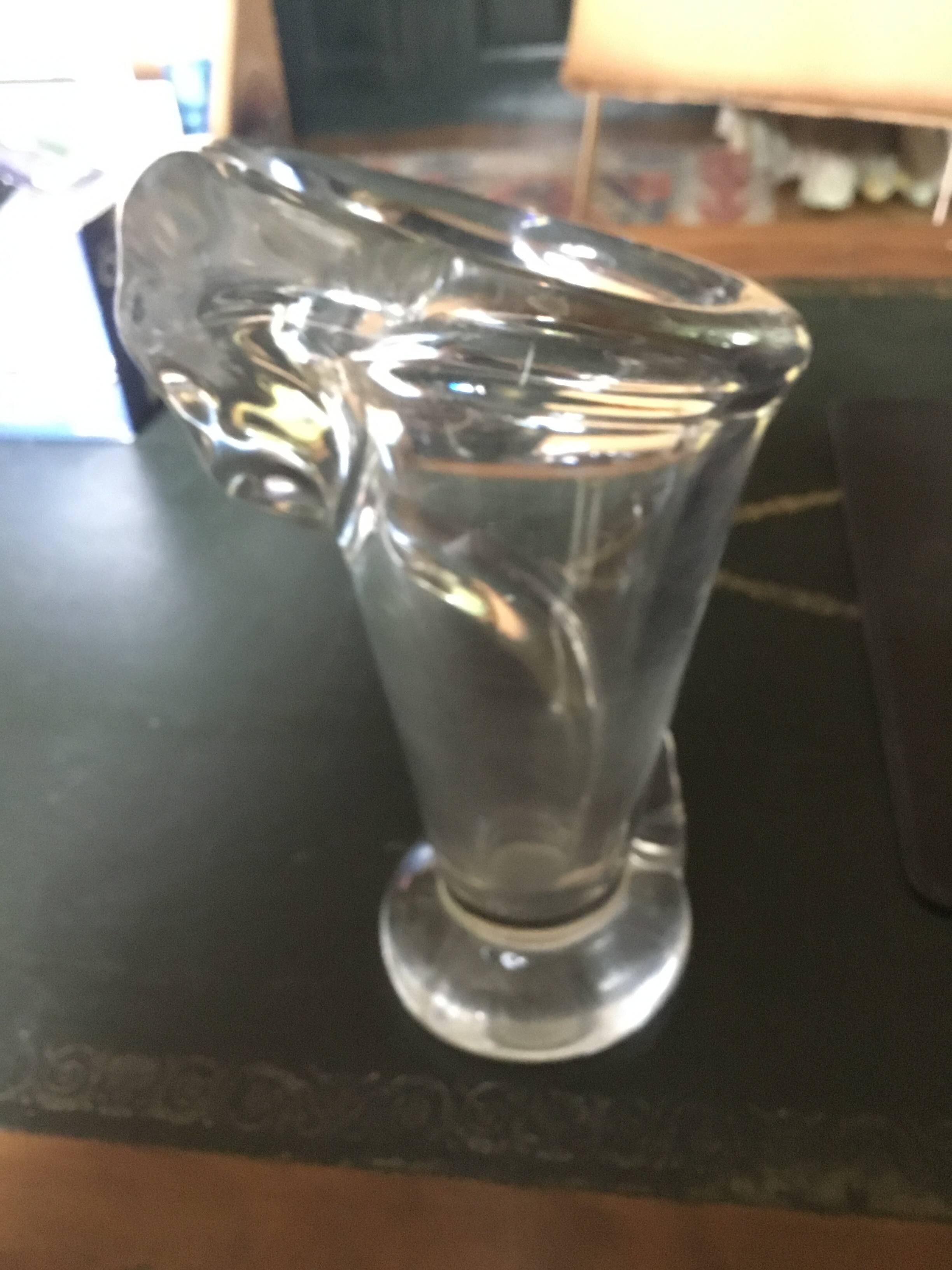 Crystal vase