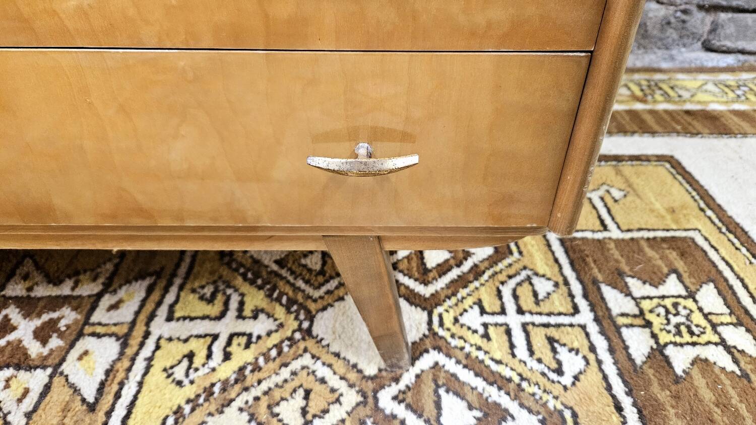 Petite enfilade bois blond vintage