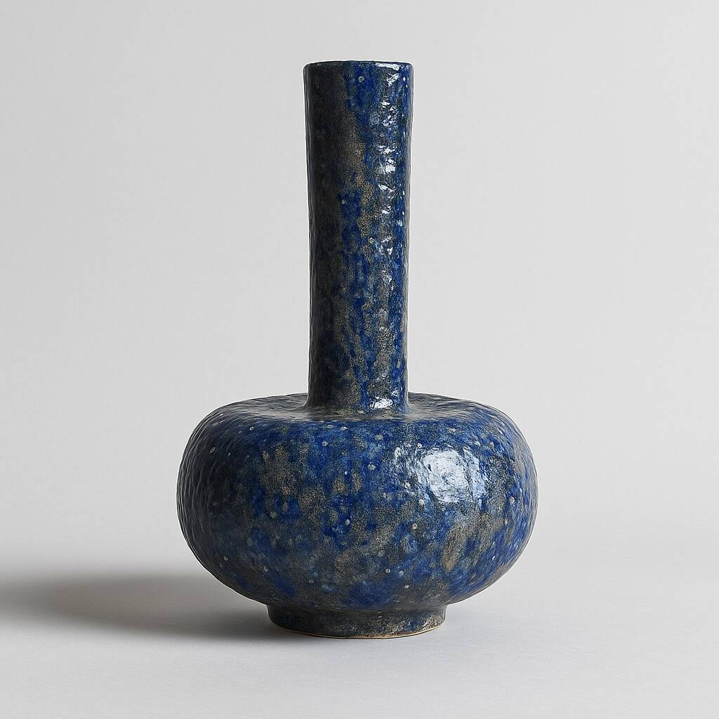 1960s sea foam ceramic vase