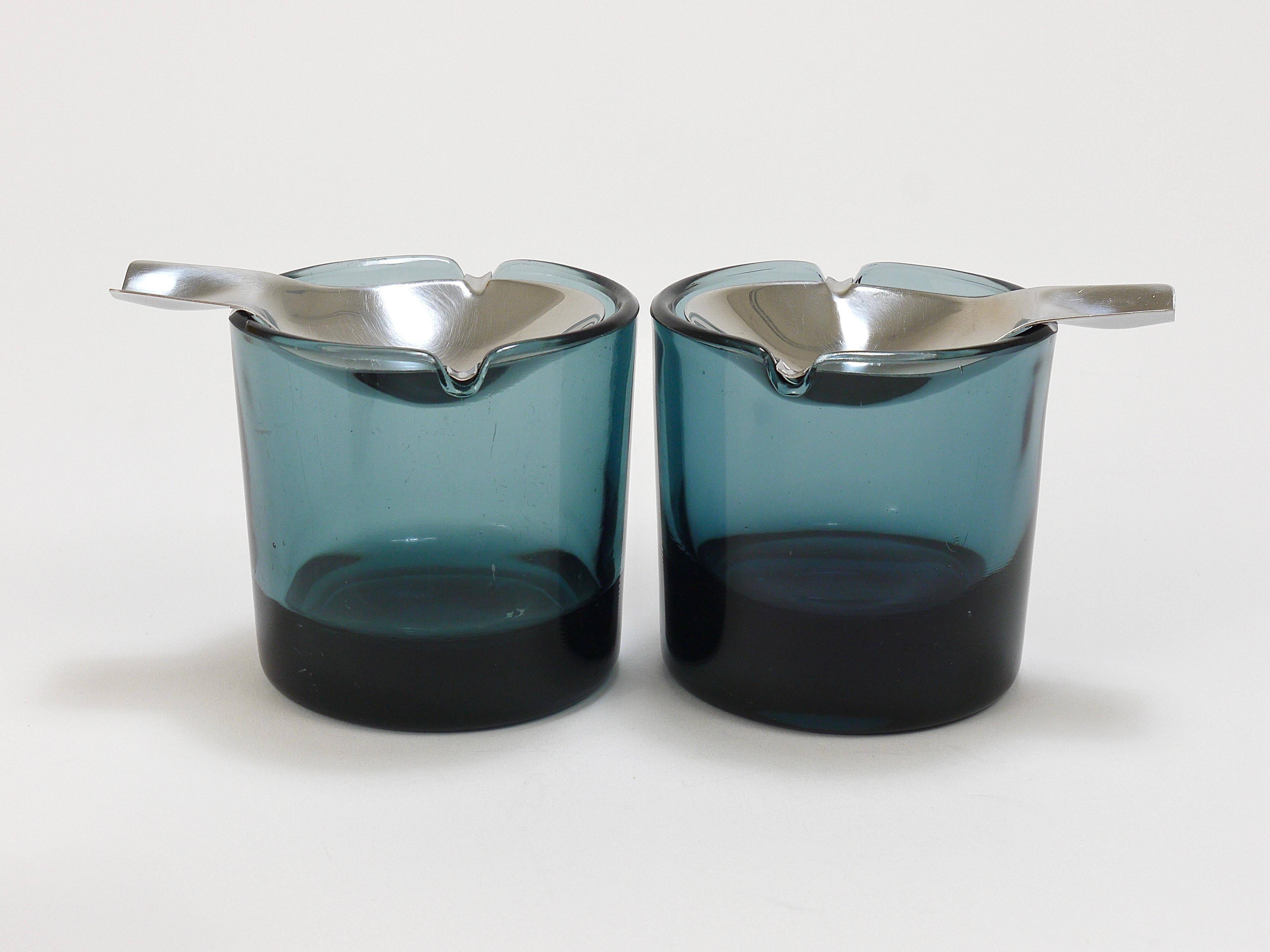 Bauhaus Ashtray Tourmaline by Wilhelm Wagenfeld for WMF Germany, 1960s