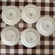 5 Jacquot Digoin Sarreguemines Vintage Ceramic Plate – Blue & Whi