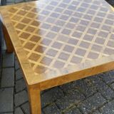 Italian Inlay Walnut Coffee Table