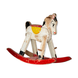 Wooden rocking horse