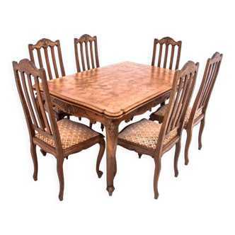 Dining set, Western Europe, circa 1930