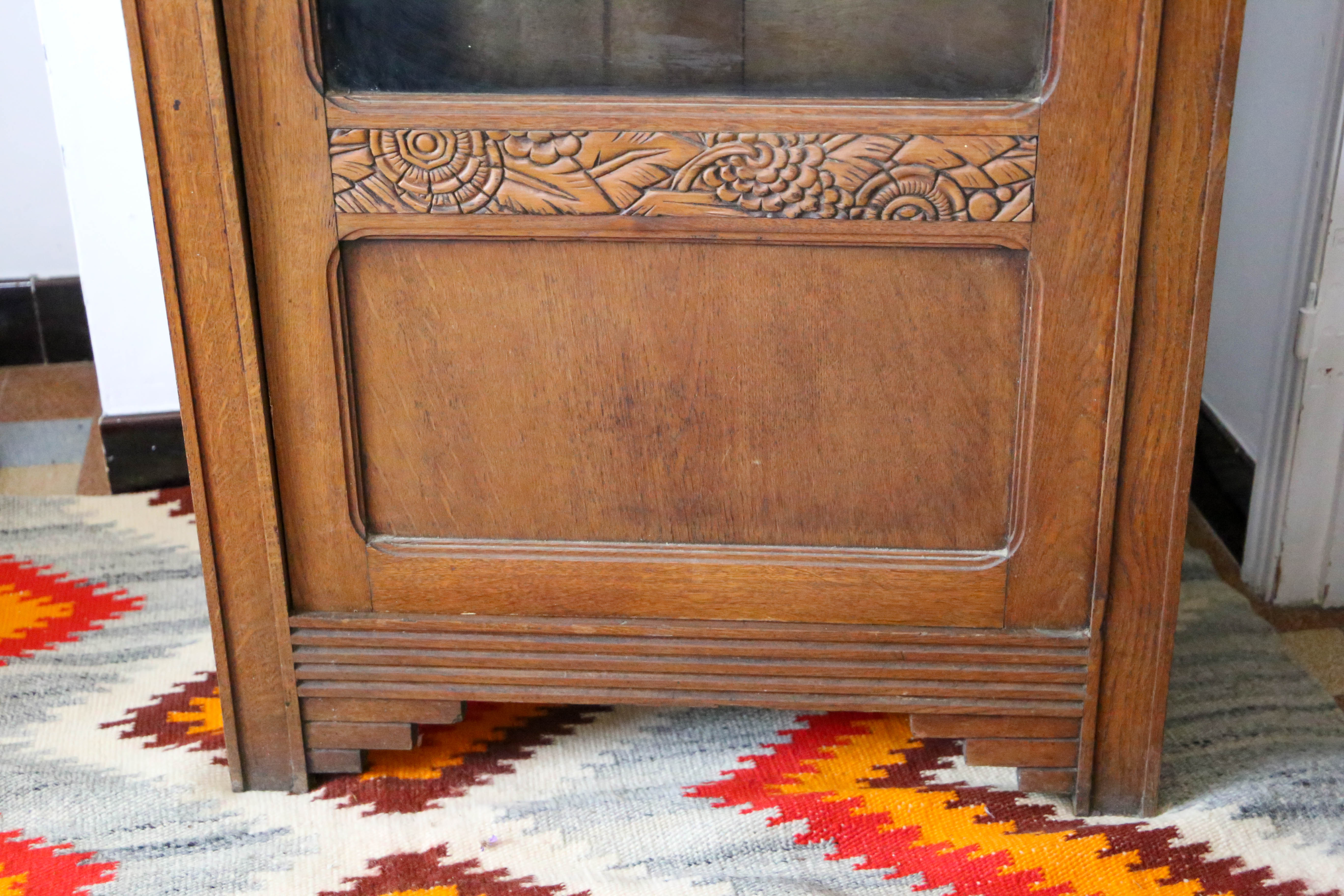 Glazed art deco cabinet