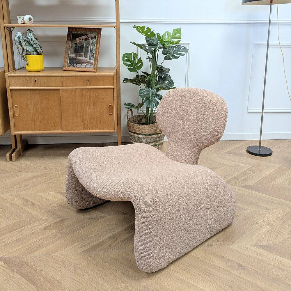 Djinn armchair by Olivier Mourgue reupholstered