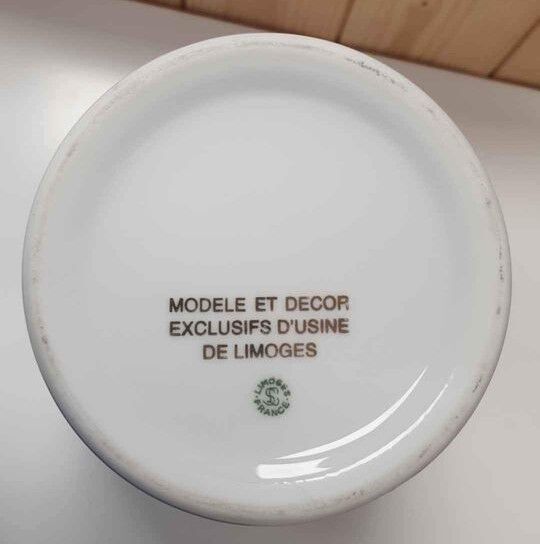 Limoges porcelain vade