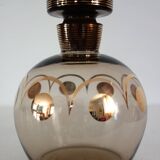 Liqueur service for two gilded crystal art deco Czechoslovakia