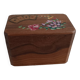 Wooden box for card games