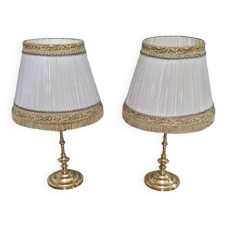 Paire de lampes de chevet