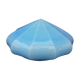 Blue glass diamond globe