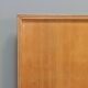 Simple vintage light in beech veneer, Italian design 1950s.