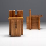 Sesc stools by lina bo bardi for sesc pompeia, brazil, 1970s