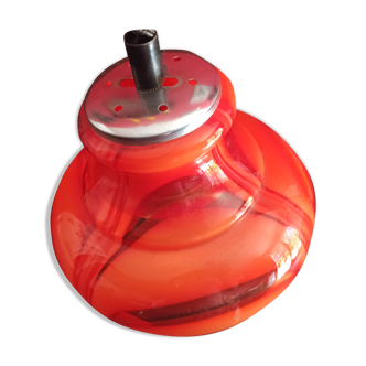 Vintage chandelier rises orange drop