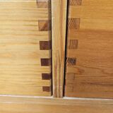 Comode en pin 1980 tenon mortaise