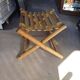 Tabouret style pêcheur bambou