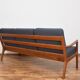 Danish teak Senator sofa by Ole Wanscher for Poul Jeppesens, 1950s