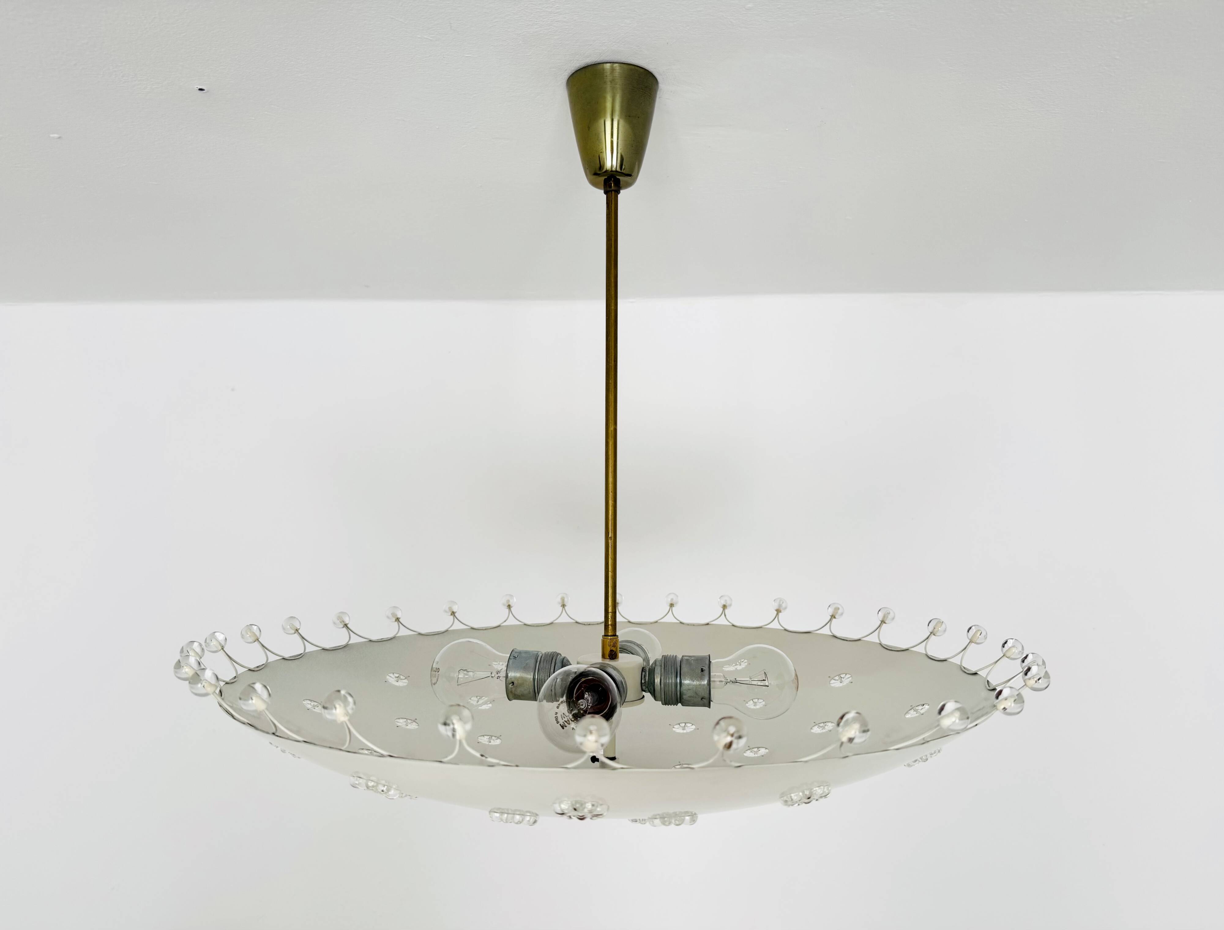 XL Crystal Glass Uplight by Emil Stejnar for Rupert Nikoll