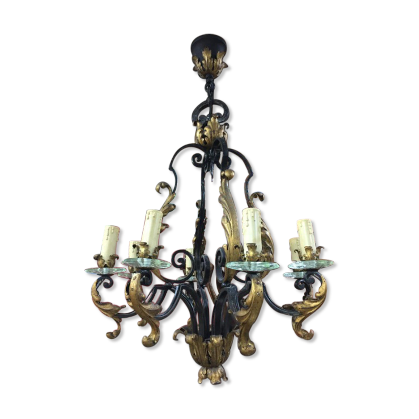 Lustre fer forgé