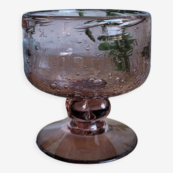 Coupe en verre bullé Biot