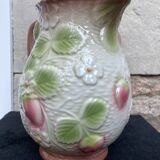 "Strawberries" slip pitcher