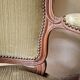 Pair of Louis XV style cabriolet armchairs in molded wood - 19th century