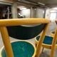 set of 4 chairs bistro Baumann model "Pollen café" design Pagnon / Pelhaître 1997