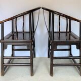 Pair of Chinese armchairs