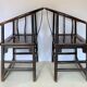 Pair of Chinese armchairs