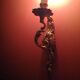 Pair of Louis XV wall lamps in bronze