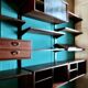 Rosewood bookcase with shelving and box system. Kai Kristensen, Denmark 1960