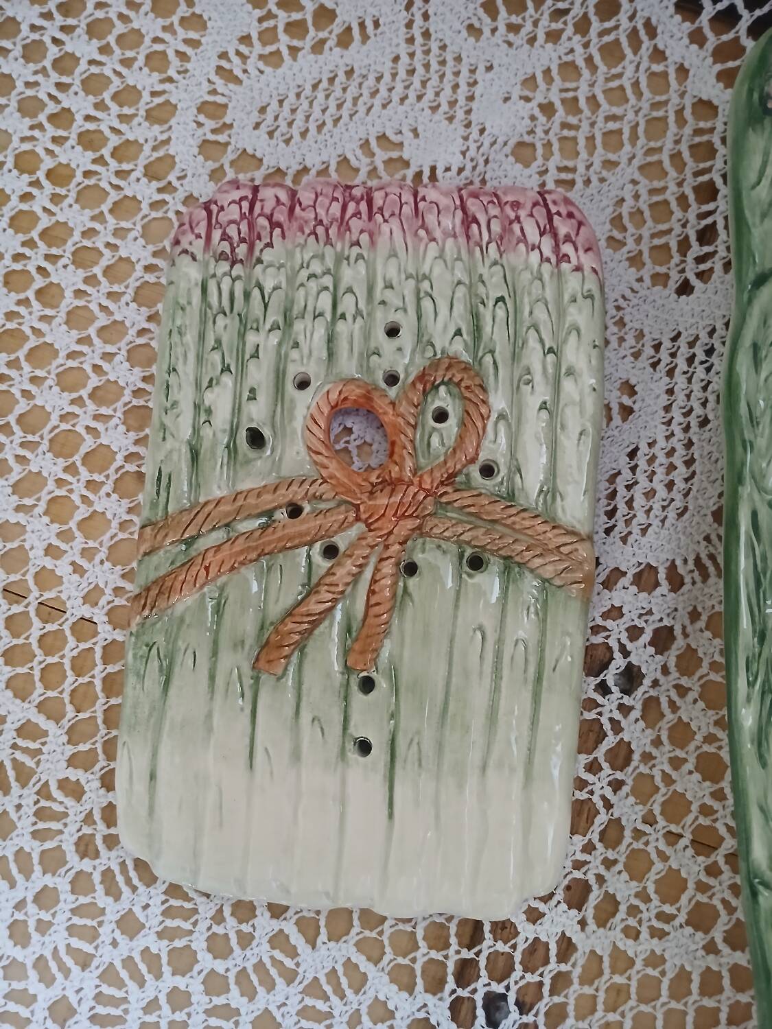 Slush-style asparagus dish