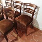 set de 6 chaises art deco