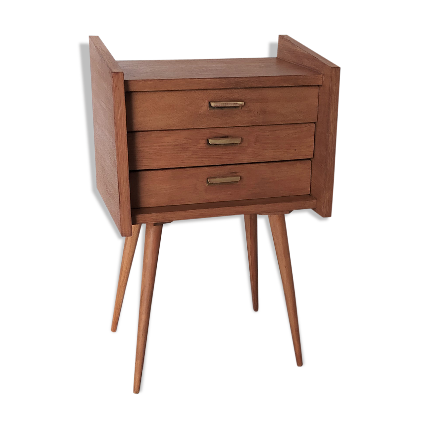 1950s wood bedside