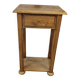 Wooden bedside table