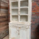 Old white patina vessel