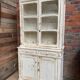 Ancien vaisselier patine blanche